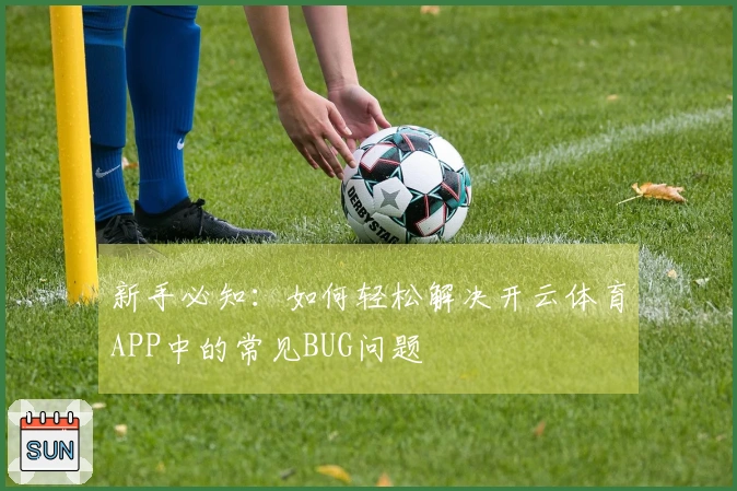 新手必知：如何轻松解决开云体育APP中的常见BUG问题